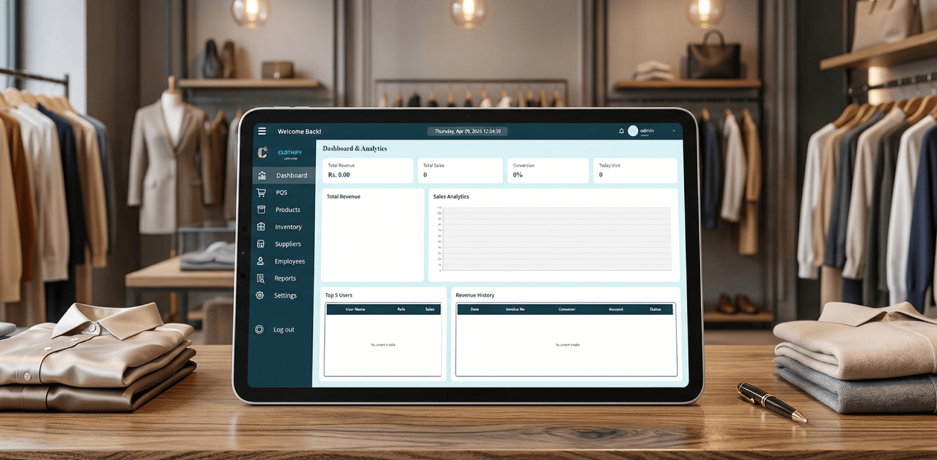 POS System For Cloth Shop